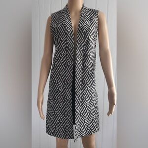 FOREVER 21 Sleeveless Vest Mid Long Slim Coat